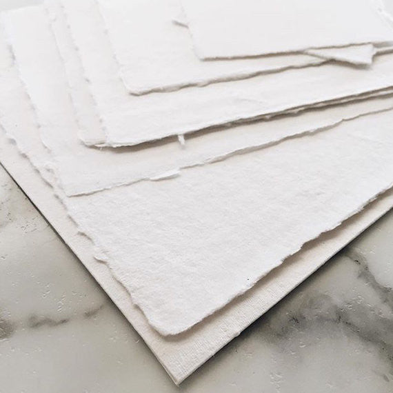 Handmade cotton rag paper | 8x10